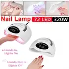 320W UV Nail Lamp LED Light Professional Polish Dryer Builder Gel Curing Device