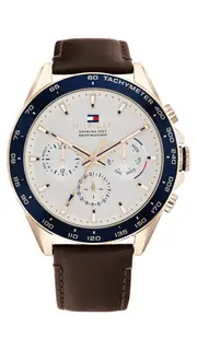 Tommy Hilfiger Owen Rose Gold and Blue Men's Watch 1791966