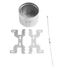 Take Your Outdoor Cooking to the Next Level with 70ml Titanium Alcohol Stove