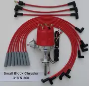 small cap SMALL BLOCK CHRYSLER 318 & 360 HEI Distributor & 8mm Spark Plug Wires