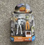 Star Wars Rebels Hera Syndulla & Stormtrooper Commander Mission Series MS19 Rare