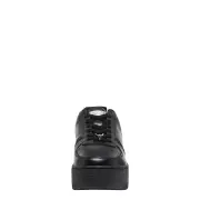 RACERR BLACK LEATHER SNEAKERS