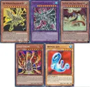 Yugioh Marik Complete Deck - Ra - Slifer - Egyptian God Slime - Lava Golem - NM
