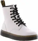 Dr. Martens Zavala Womens Size 7 Combat Boots White Smooth Leather T Lamper