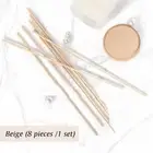 8PC Premium Reed Diffuser Reeds Fiber Sticks Aromatherapy Home Bulk Beige