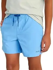 [HUK] Unisex Kid's Pursuit Volley, Quick-Dry Fishing Shorts