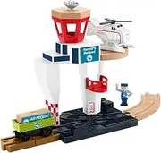 Fisher Price - Thomas and Friends Wooden Railway: Harold's Helipad Playset