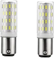 ShuoHui B15 B15D 12V-24V Bulb Bulb, B15d Bayonet Double Contact, 5W Cool White 6000K 40W Equivalent, for Lighting Low Voltage Devices (2)