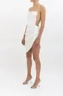 brand new white jacquemes dress (LaRobe Saudade Asymmetric) with tags - size xs