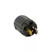 MMTC / Hubbell 7465NB Male Locking 2 Wire Coil Cord Connector Twist-Lock