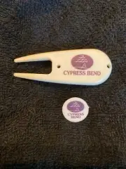 CYPRESS BEND Plastic Divot Tool and Ball Marker (Many, LA)