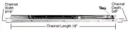 CRL 18" Window Channel Balance; 1730 or 17C - FA1730