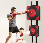 Adjustable Square Wall Punching Bag - PU Leather for Martial Arts Training