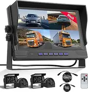 Rimoody Reversing Camera 4 Cameras Set, 9 Inch Monitor