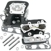 S&S Cycle Super Stock Cylinder Heads 79cc - Black - '99-05 900-0251
