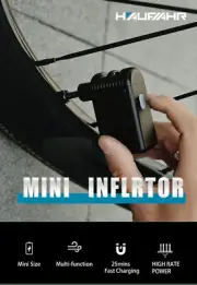 Mini Plus Portable Pump Bicycle Cordless Air Inflator Presta Schrader MTB Road