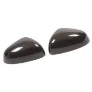 Exterior Rear View Mirror Protective Cover Carbon Fiber Style Fit Part For Smart (for: Smart)