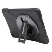 StylePro, iPad 10th gen shockproof case with rotating stand for, 10.9” black.