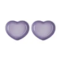 在飛比找Yahoo奇摩購物中心優惠-Le Creuset 心形深盤 中 藍鈴紫 2入