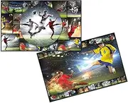 HERMA 19381 Sport Football Desk Pad, Set of 3, 55 x 35 cm, Non-Slip, Wipe Clean and Double-Sided Desk Mat Made of Sturdy Cardboard, Table Mat for Children