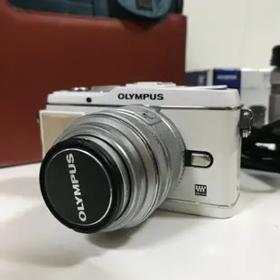 Olympus E-p3 微單眼 觸控螢幕 咖啡皮復古相機包