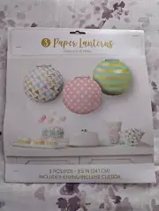 Party Decorations Paper Lanterns 3 Pieces