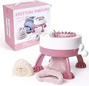 Knitting Machine, 22 Needles Smart Weaving Loom Round Knitting Machines, Knitting Board Rotating Double Knit Loom for Sock/Hat, Weaving Loom for Adults or Kids (1#)