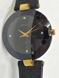 在飛比找Yahoo!奇摩拍賣優惠-瑞士製精品 RADO   Jubile 真鑽藍寶石玻璃鏡面石