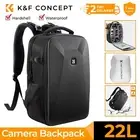 K&F Concept 22L Camera Backpack Hard Shell Professional Photography Camera Bag