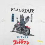 瑋小姐日貨🇯🇵現貨‼️FLAGSTAFF 超人力霸王 聯名 刺繡 上衣 怪獸 巴爾坦星人 鹹蛋超人 奧特曼 橫須賀 白