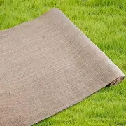 Agfabric 40" x 15 Feet Natural Burlap Fabric Roll,Gardening Burlap Roll,High Density Jute Material for Winter Plants Tree Cover Protection,Weed Barrier,Decorations,Crafts