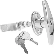 Veemoon 1 Set Zinc Alloy Cabinet Lock with Key for Cupboards and Lockers Durable and Modern Design Theft for Privacy and Safety