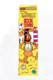 NEW - GARFIELD 4Pk Genuine Peel & Stick Book Covers Textbook Art Poster Crafts