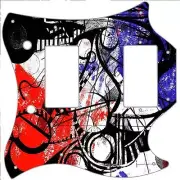SG Standard Pickguard Custom Gibson Graphical Guitar Pick Guard Abstract 2