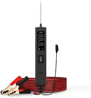 Digital Display Car Circuit Tester 0-80V Automotive Power Circuit Diagis Multifunctional Voltmeter Component Activation Continuity Test Ground Detection Short Circuit Test Machine