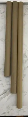 3- Asstd Brown Clean Paper Cardboard Rolls Tubes - School Church Crafts _ DIY