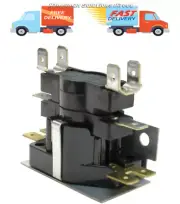 RHEEM 42-23116-08 Sequencing Relay,24V,DPST N/O