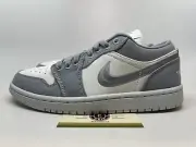 WMNS Air Jordan 1 Low SE 'Light Steel Grey' Grey/White Wmns sz 7 (7w=5.5Y) NEW!