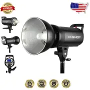 Pro 400Ws Studio Strobe Light with Anti-Preflash & Overheat Protection Features