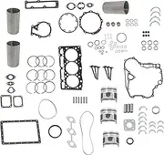 Silscvtt Replacement for Kubota D1105 Engine KX41 KX36-2 KX41-2 U25S Excavator F2400 F2560E F2880 F2680E B1750D B1750E Tractor Replacement Parts Overhaul Repair Kit D1105