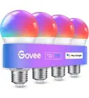 Govee Smart Light Bulbs Color Changing Alexa Google Bluetooth 800 Lumens RGBWW