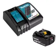 GENUINE Makita 18V Li-Ion Cordless Battery Charger DC18RC & 1x 5.0Ah Battery