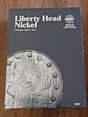 6 Pack Whitman Liberty Head Nickel Folder #9007 1883 to 1912