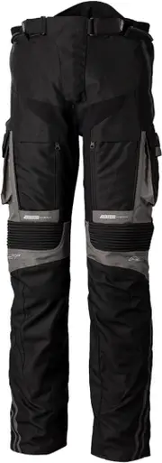 RST Pro Series Adventure-Xtreme Motorcycle Textile Pants, black-grey, Size 3XL for Men Black Grey
