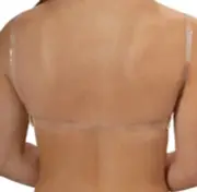 Nude Dance Bra - Clear Back Adults Small / Medium Same Day Post