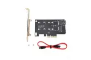 Simplecom Dual M.2 to PCI-E x4 and SATA Expansion Card [EC412]