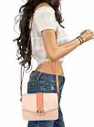 MICHAEL KORS CARMEN SMALL FLAP CROSSBODY BAG CHAIN HANDLE MK SHERBERT MULTI