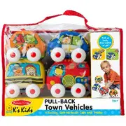 Melissa & Doug K's Kids Pull Back Vehicles