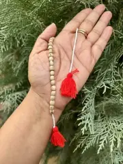 Natural Tulasi Tulsi Japa Jaap Counter Mala, 6-7 mm