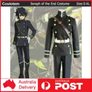 Anime Seraph of the End Yuichiro Hyakuya Army Uniform Cosplay Costume Suit